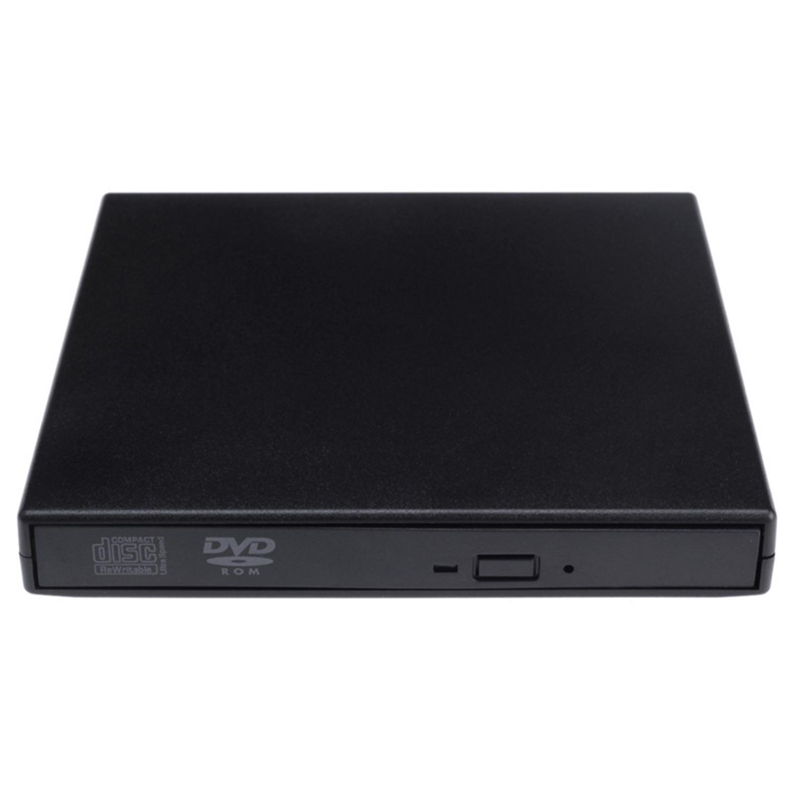 External DVD Drive, USB2.0 Portable CD/DVD+/-RW Drive/DVD Player CD Burner for Laptop Desktop
