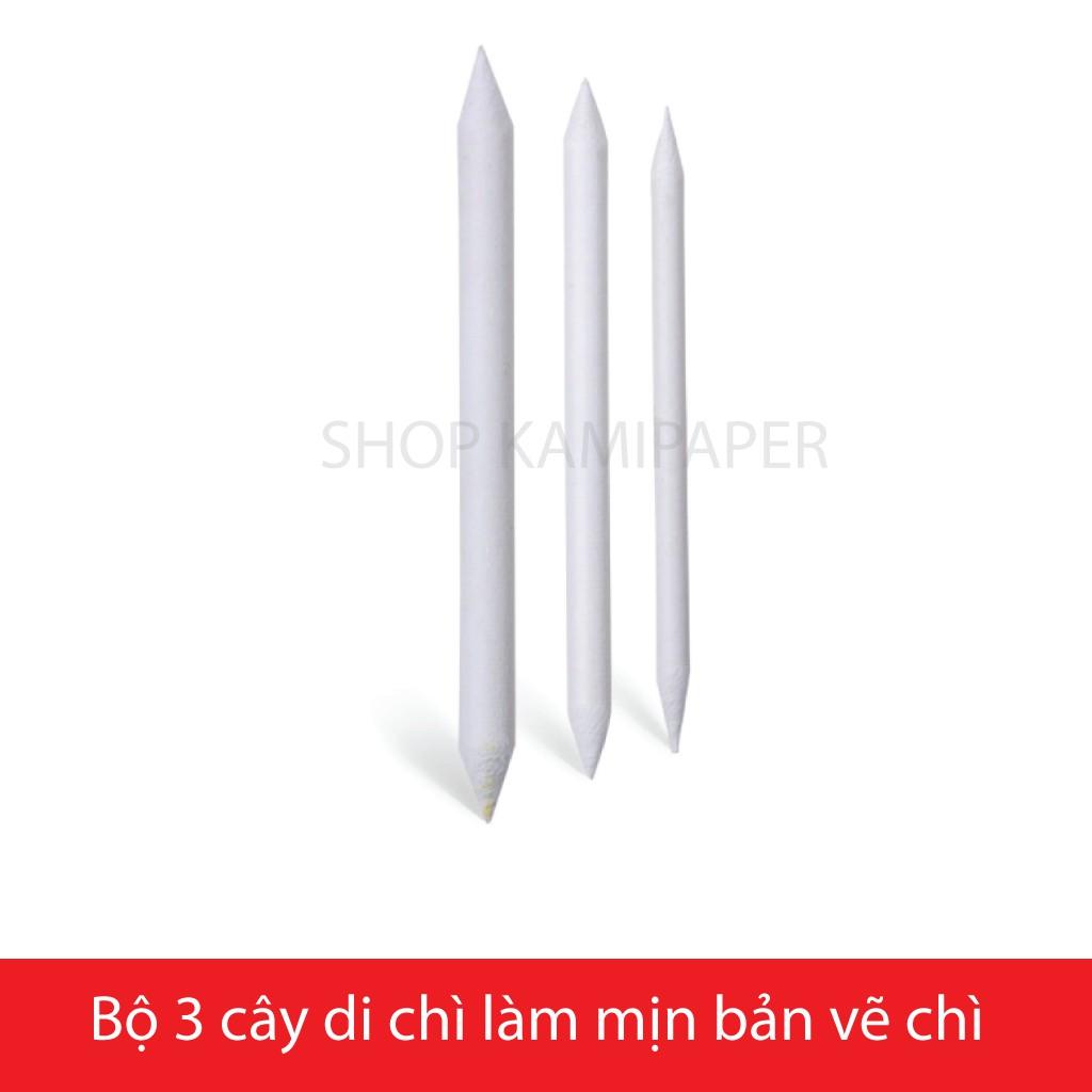 Di chì, bộ 3 bút di chì làm mịn bản vẽ chì