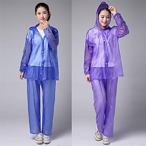 Bộ Quần Áo Mưa Bộ Nilon Phương tiện Da Cá Loại Dày và Loại Mỏng