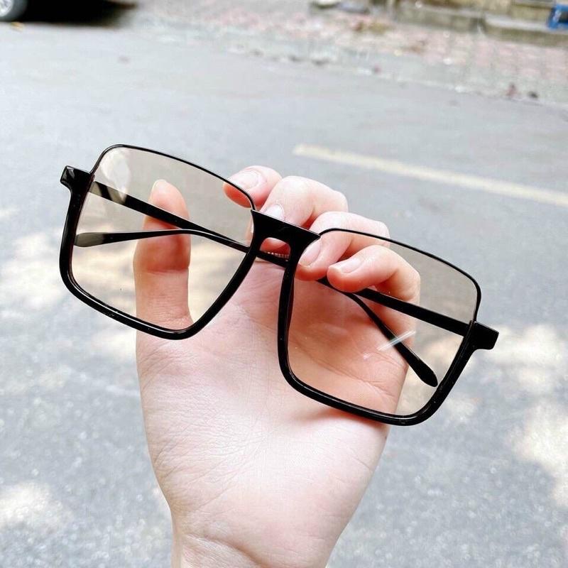 Kính râm nữ mắt vuông chống tia UV400 thời trang cao cấp màu đen DORISEYEWEAR