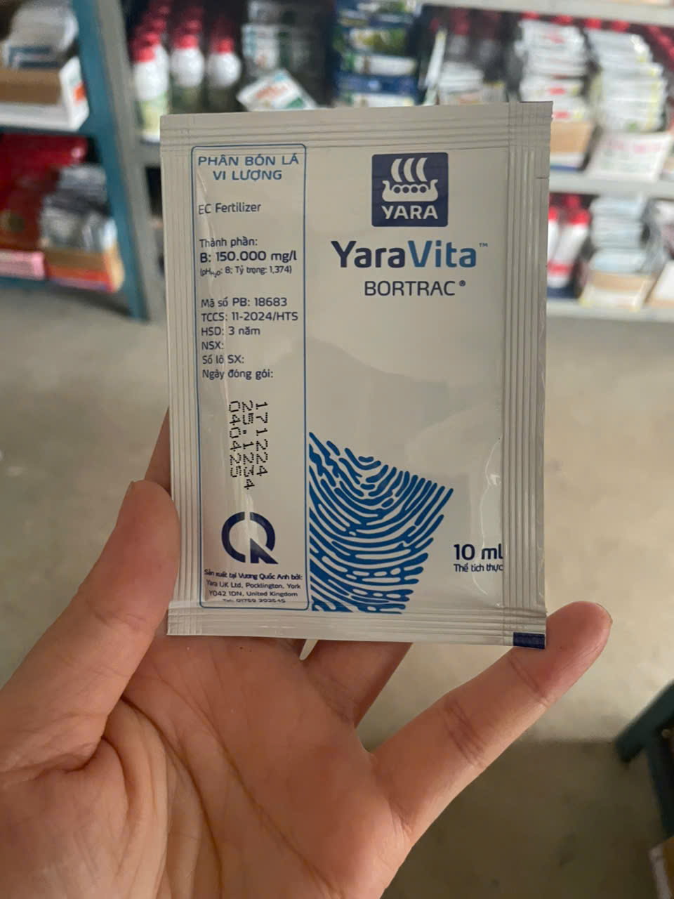 YaraVita BORTRAC 10ml - tạo bao phânto, kích thích ra hoa, thụ phấn hiệu quả, hạn chế tình trạng rụng hoa và trái non.