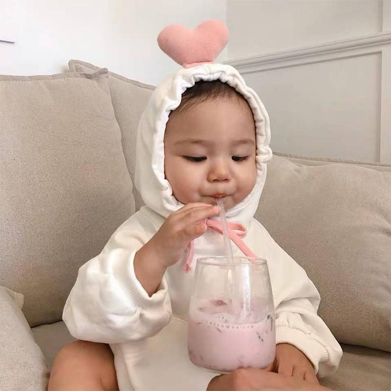 Trái Tim Hoạt Hình Cho Bé Trai Bé Gái Xuân Chắc Chắn 2021 Áo Khoác Cotton Áo Liền Quần Bodysuit Áo Liền Quần Trẻ Em Quần Áo Cho Trẻ Sơ Sinh Từ 0 Tuổi