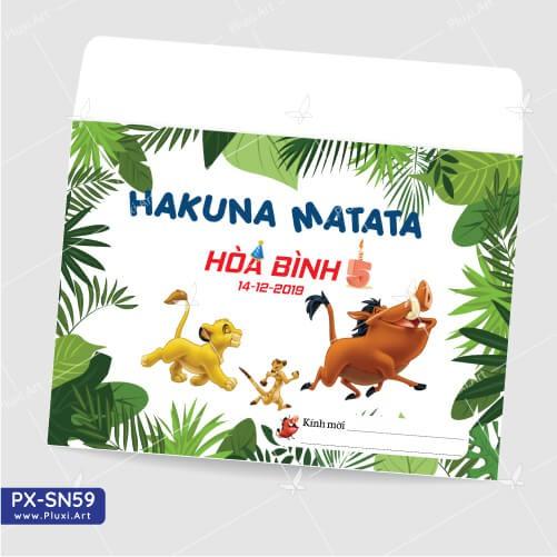 Thiệp thôi nôi – sinh nhật theo yêu cầu Pluxi