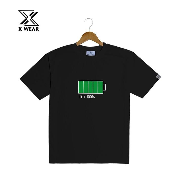 Áo phông nam X-WEAR cổ tròn tay lỡ cotton chống nhăn TBSA02