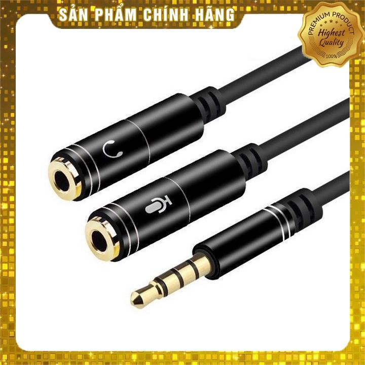 Cáp Chia Cổng 3.5mm Sang Mic Và Audio Tai Nghe