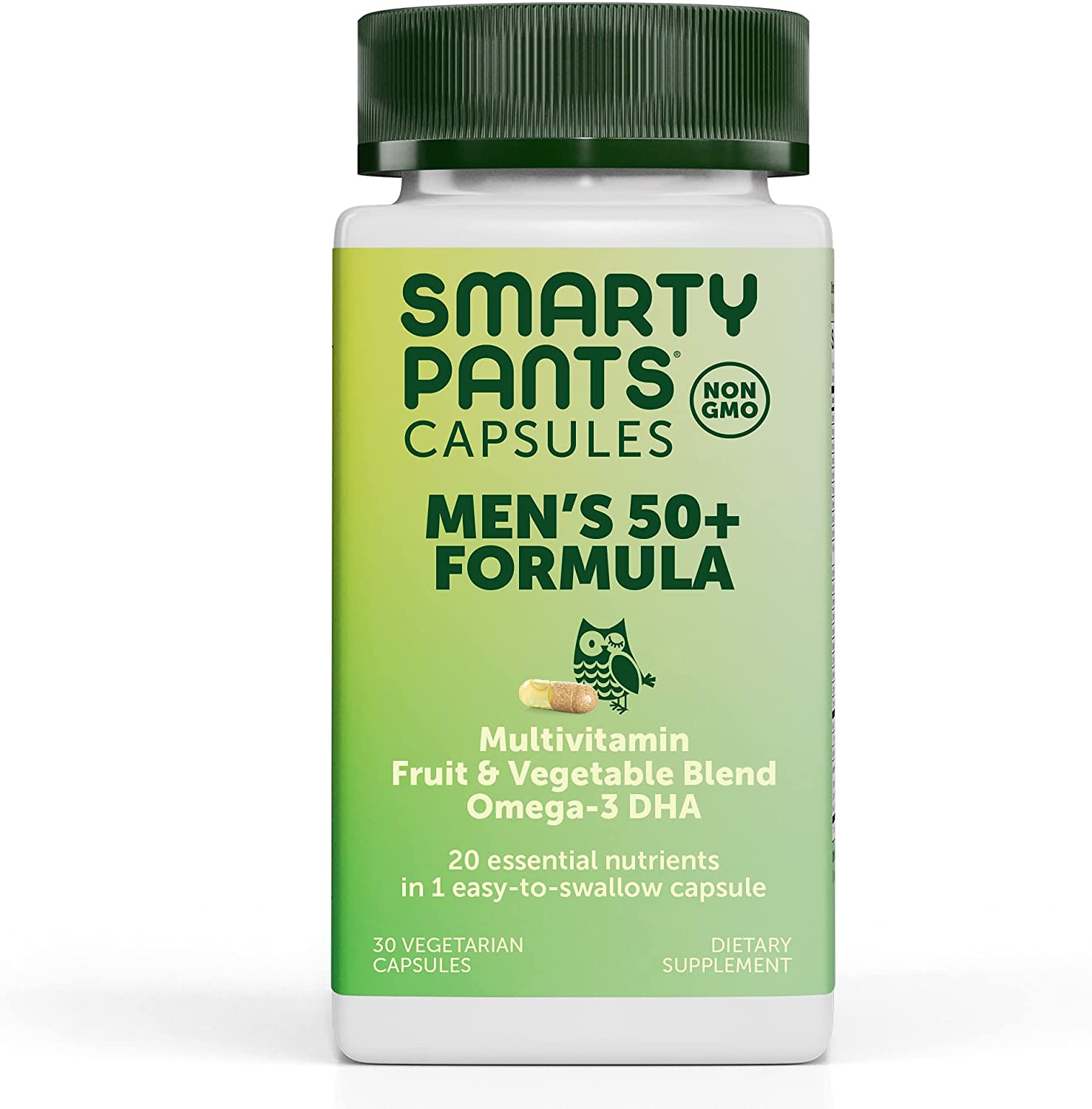  Vitamin cho nam giới cao tuổi Smarty Pants Men's 50+ dạng viên nang hàng Mỹ - Chứng nhận Purity Award