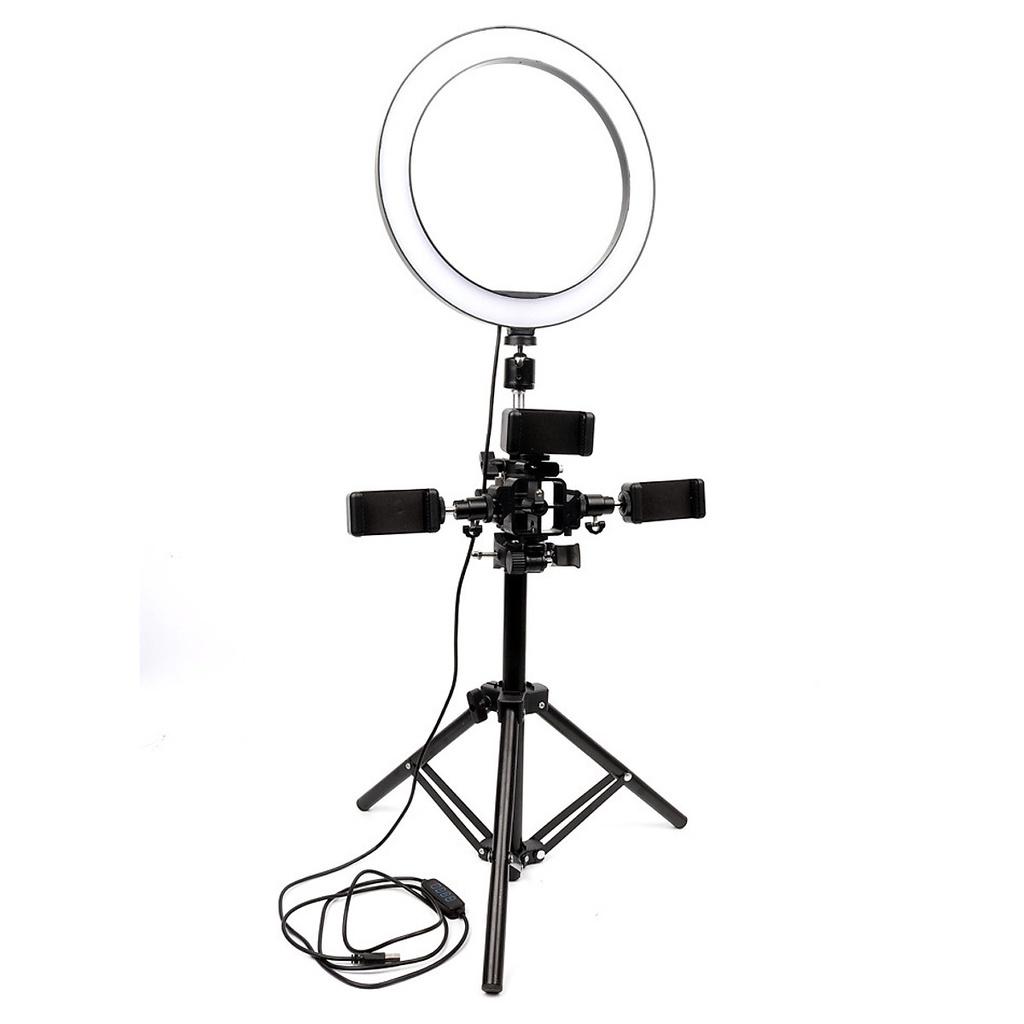 Giá đỡ điện thoại livetream kẹp nhiều máy cùng 1 lúc GĐ8