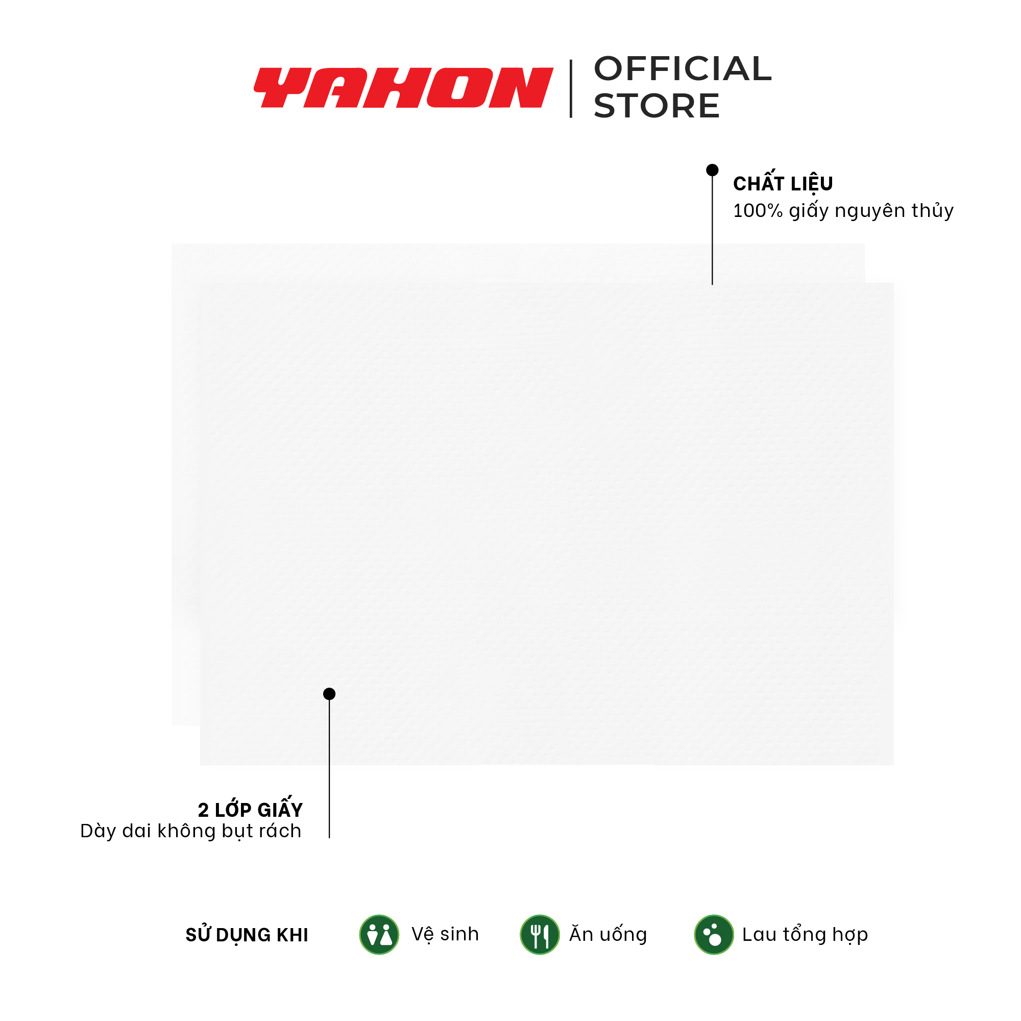 Combo 3 Giấy Vệ Sinh Cuộn 10*20cm LET-GREEN, 900gr/Cuộn