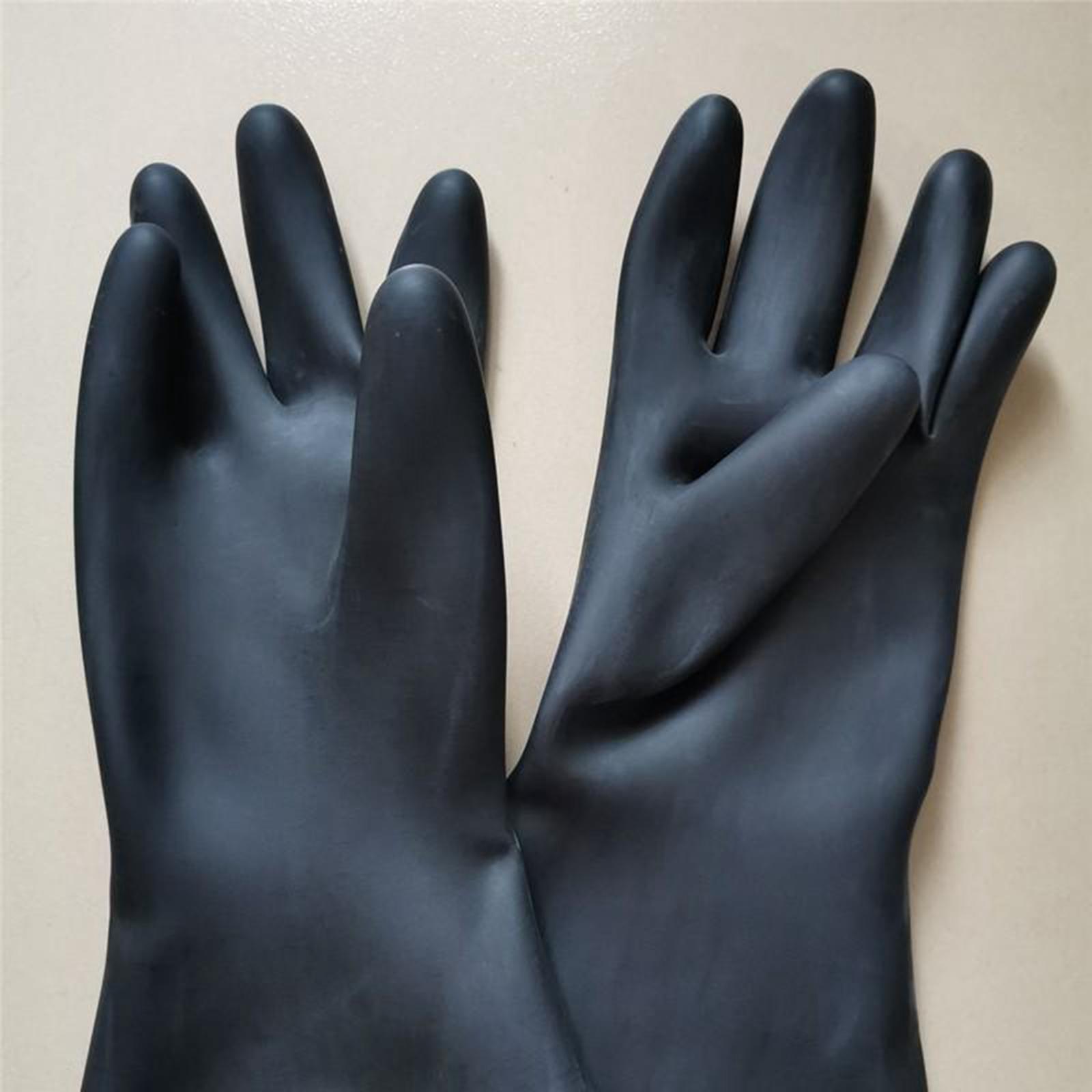 Latex Chemical Gloves Resistant Industrial Work Protective Long Gloves