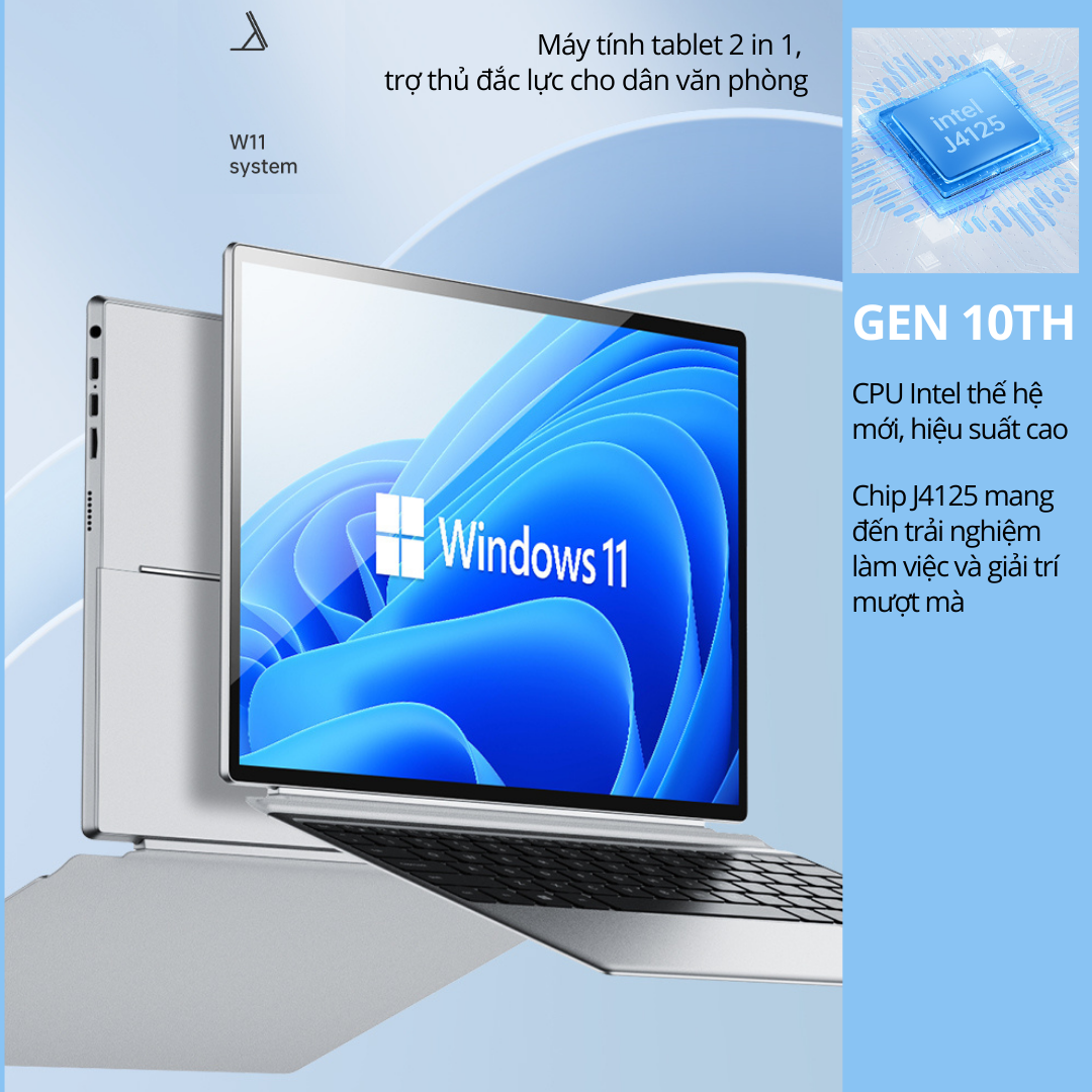 Laptop Surface Intel CPU J4125 RAM 12GB ROM 512GB (Hàng chính hãng)