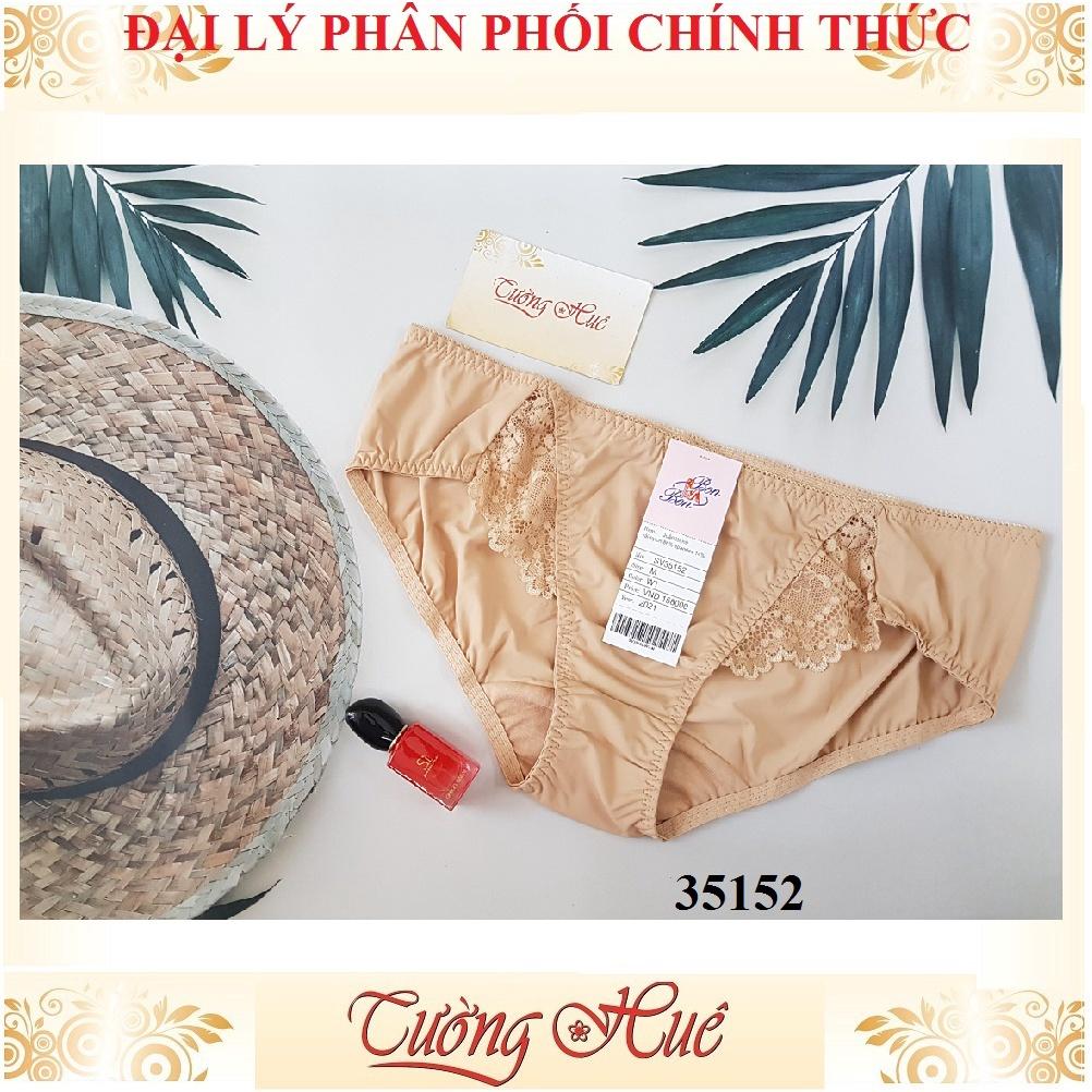 Quần lót nữ Bon Bon SV35152 dáng lưng vừa phối ren.