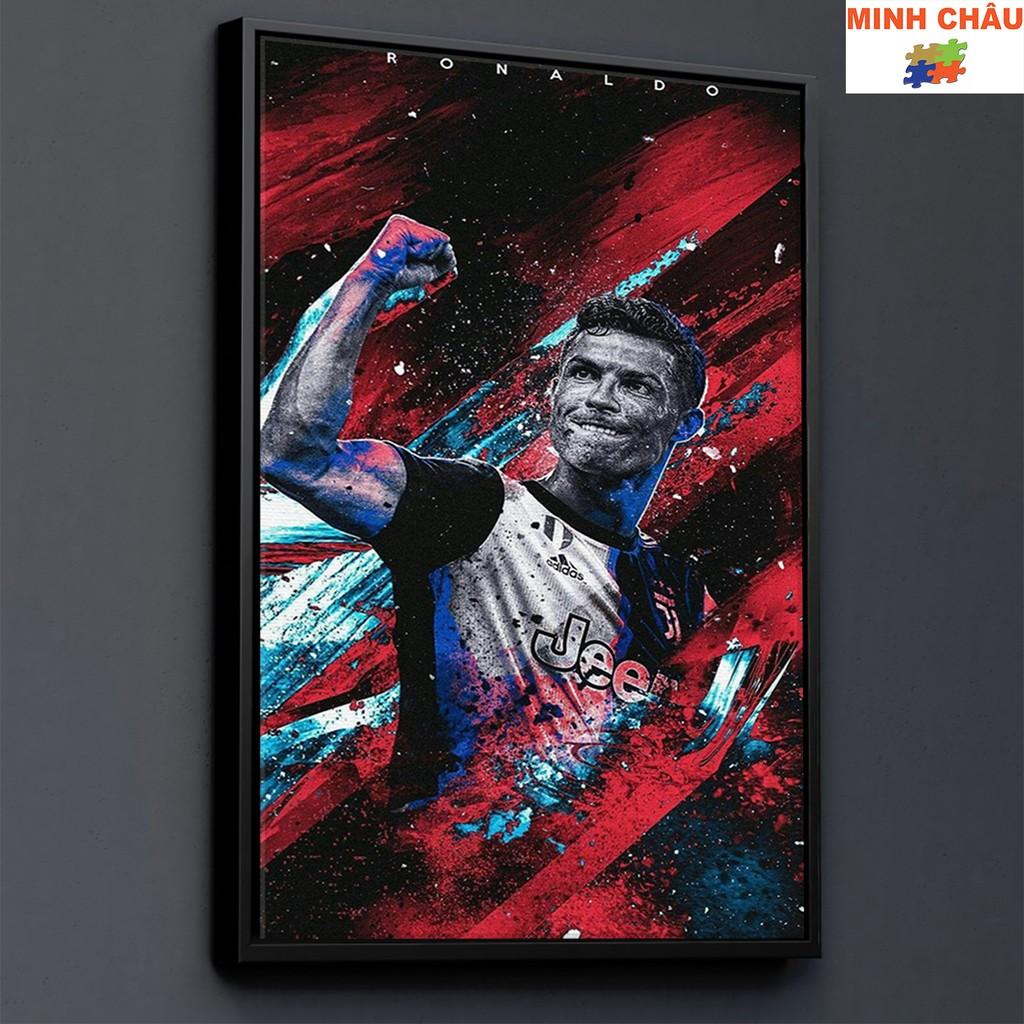 Tranh Canvas | Tranh treo tường trang trí CẦU THỦ BÓNG ĐÁ - Mẫu 20 - 1