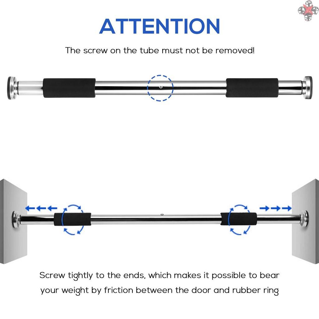 CTOY Adjustable Doorway Pull Up Bar Fitness Door Way Chin Up Horizontal Home Gym Exercise Fitness Workout Equipment 350LB Bearing