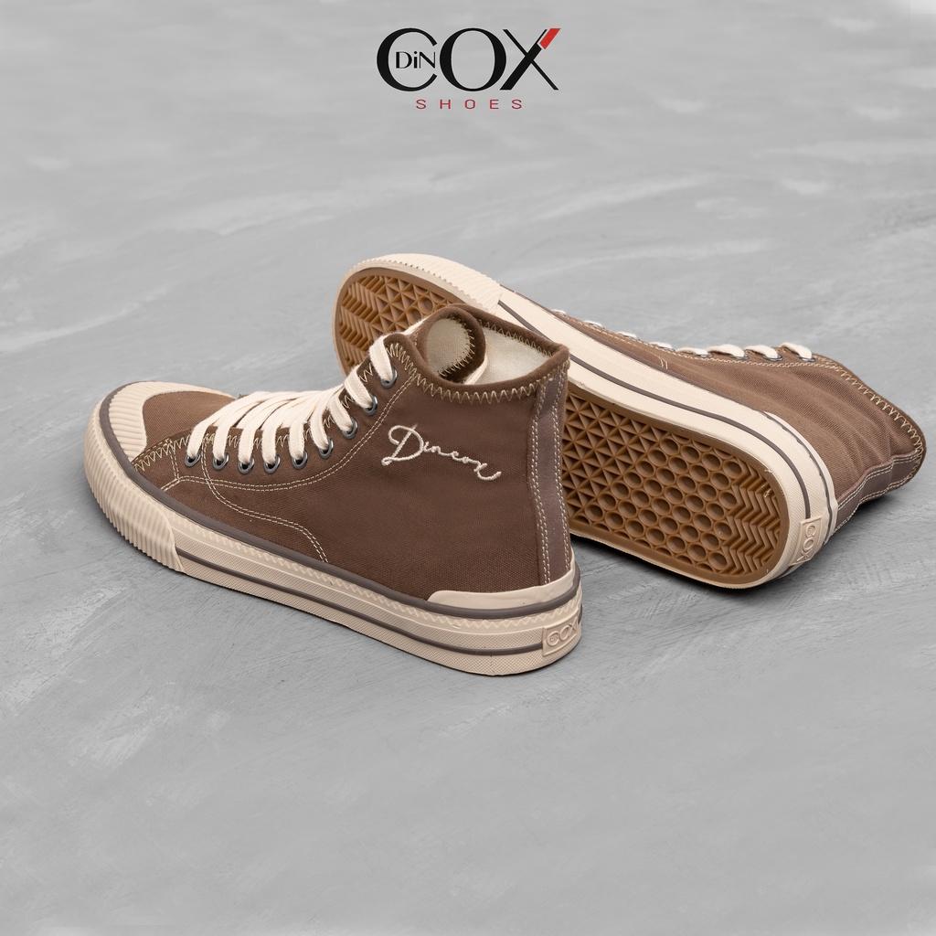 Giày Sneaker Vải Unisex DINCOX D21 Phong Cách Ấn Tượng Hi Chocolate - 44