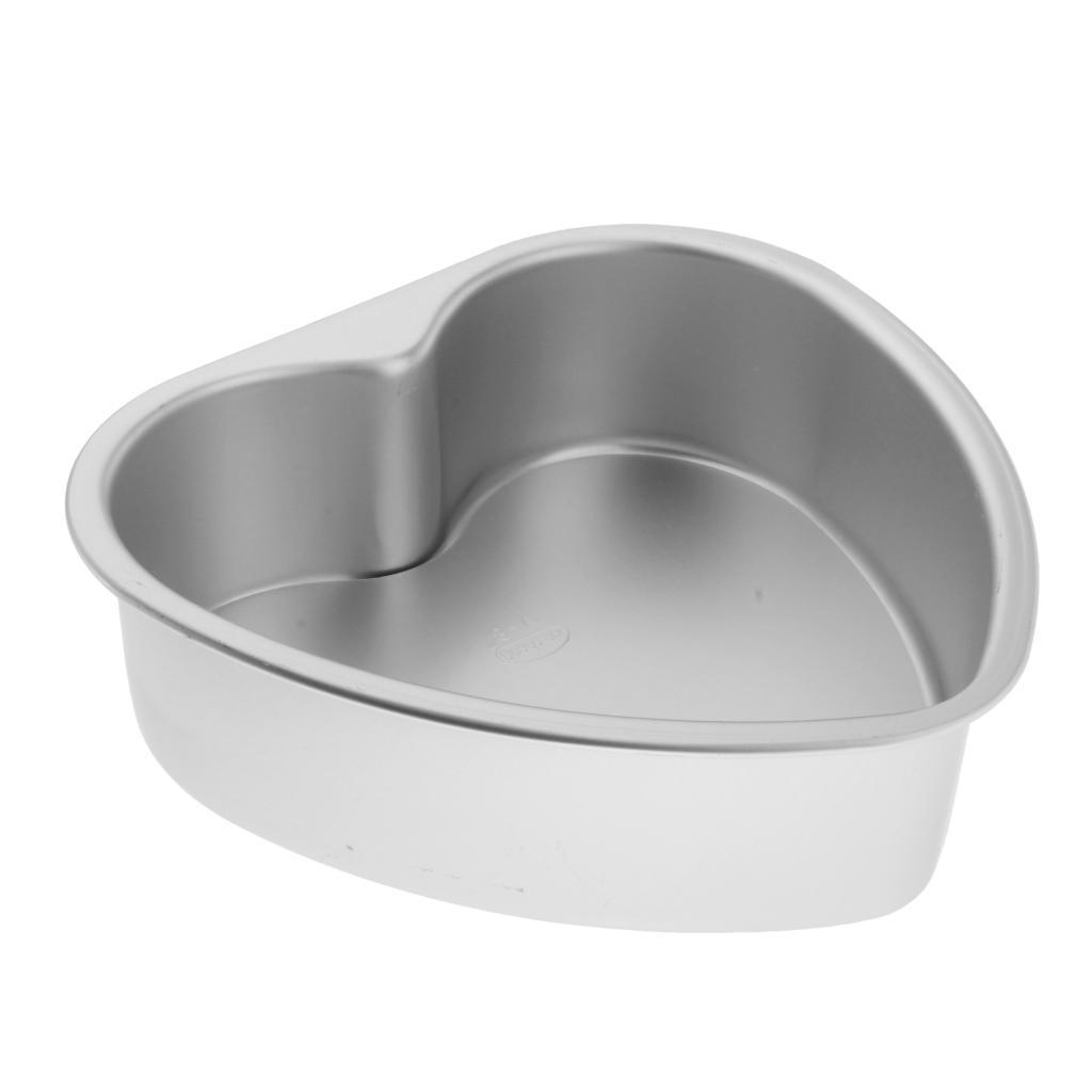 Heart Shaped Cake Pan with Removable Bottom Aluminum Wedding Baking Cake Tin Pan