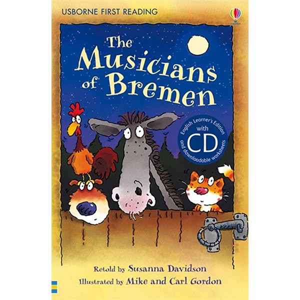 Usborne The Musicians of Bremen + CD