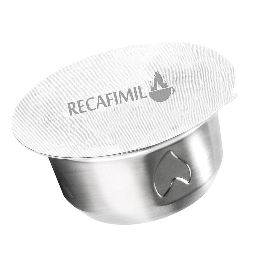 Refillable Stainless Steel Coffee Capsule With Cover For Delonghi ENV150