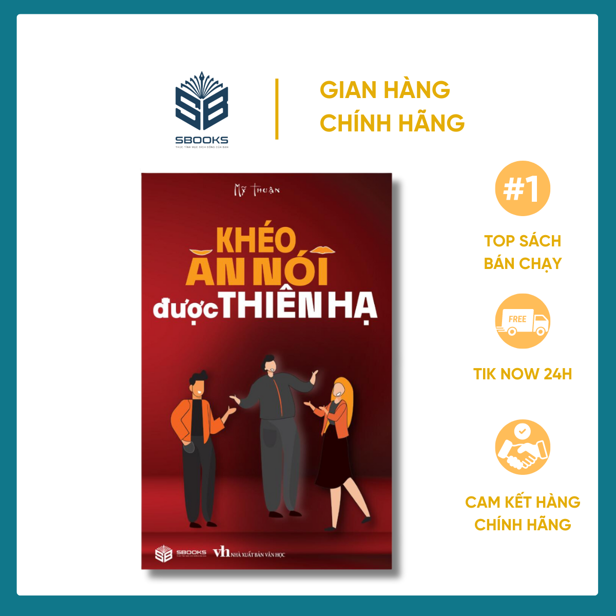 Sách - Khéo Ăn Nói Được Thiên Hạ - Nghệ thuật giao tiếp đỉnh cao - Sách CHÍNH HÃNG SBOOKS