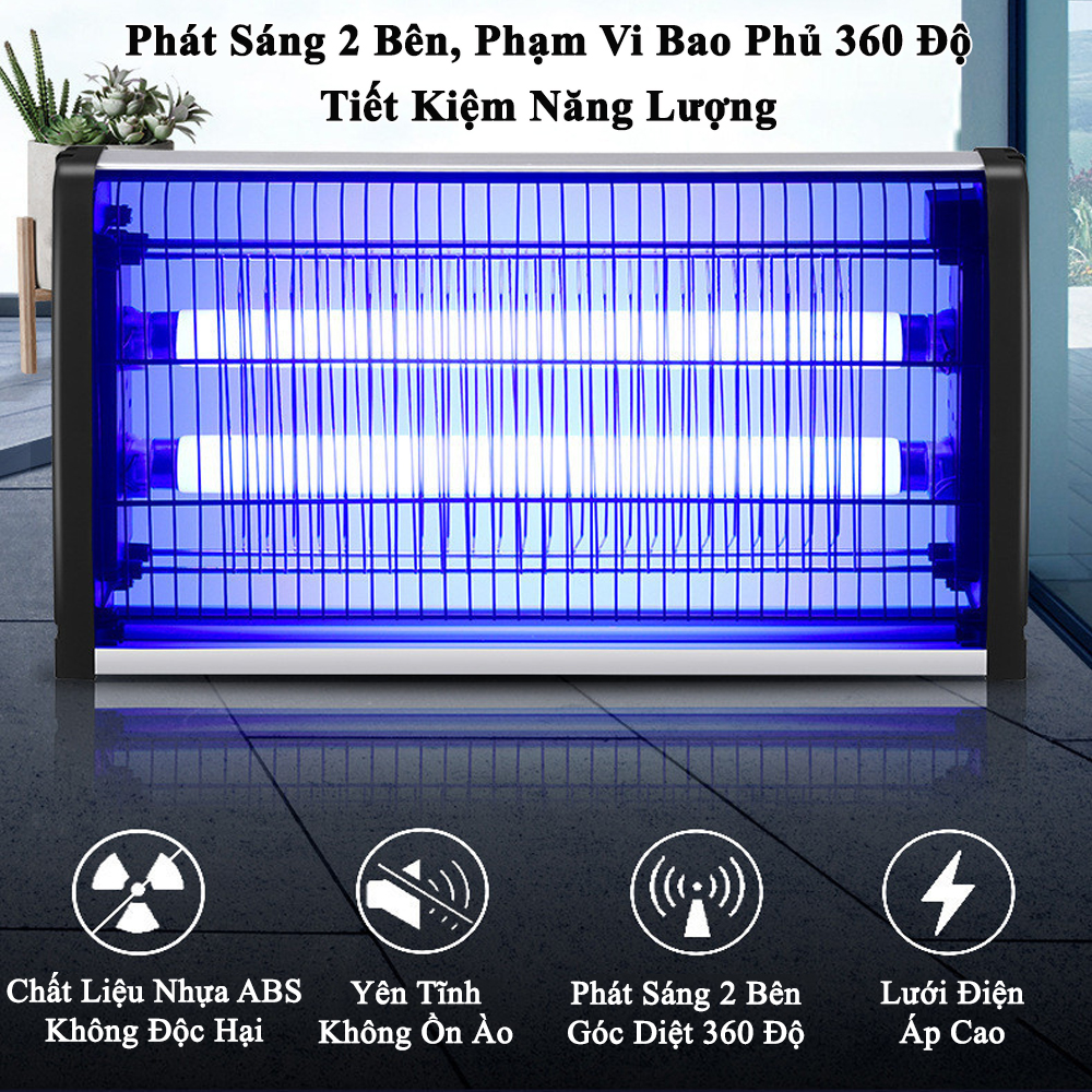 Đèn Bắt Muỗi Diệt Côn Trùng KUNBE Công Suất Lớn Phù Hợp Nhiều Không Gian Sử Dụng An Toàn Hiệu Quả