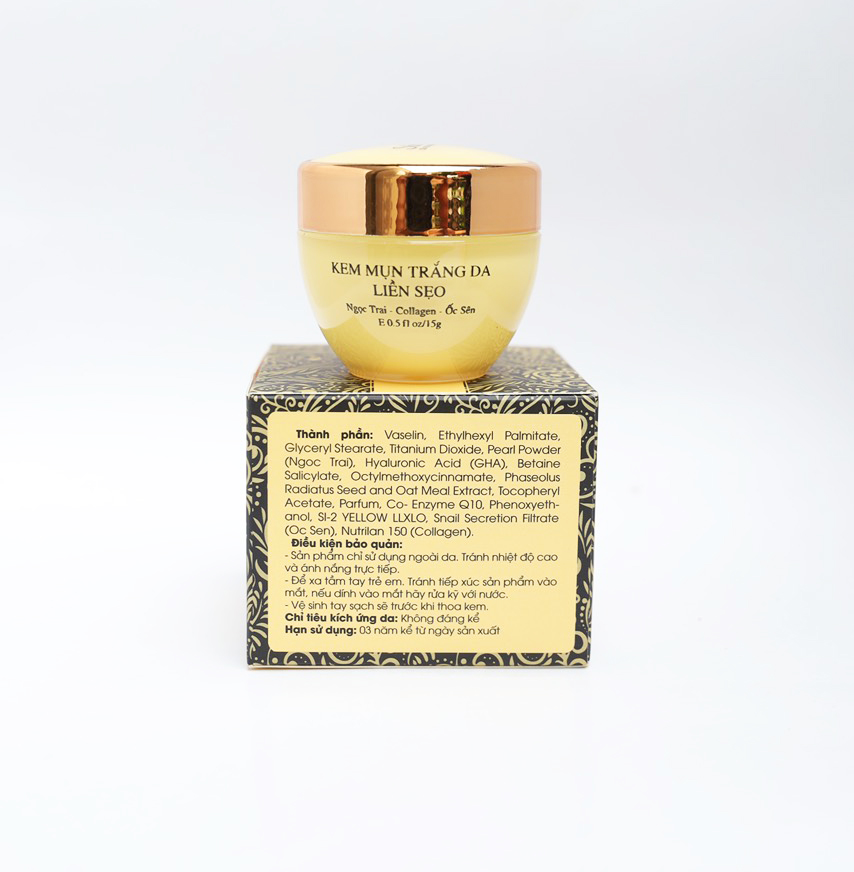 Kem mụn trắng da liền sẹo 15g Sắc Tiên Today (hộp đen)