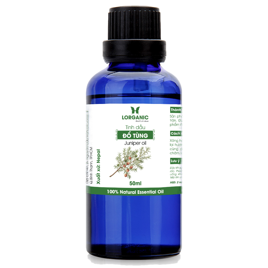 Tinh dầu đổ tùng Juniper oil (twigs &amp; berries) 50ml