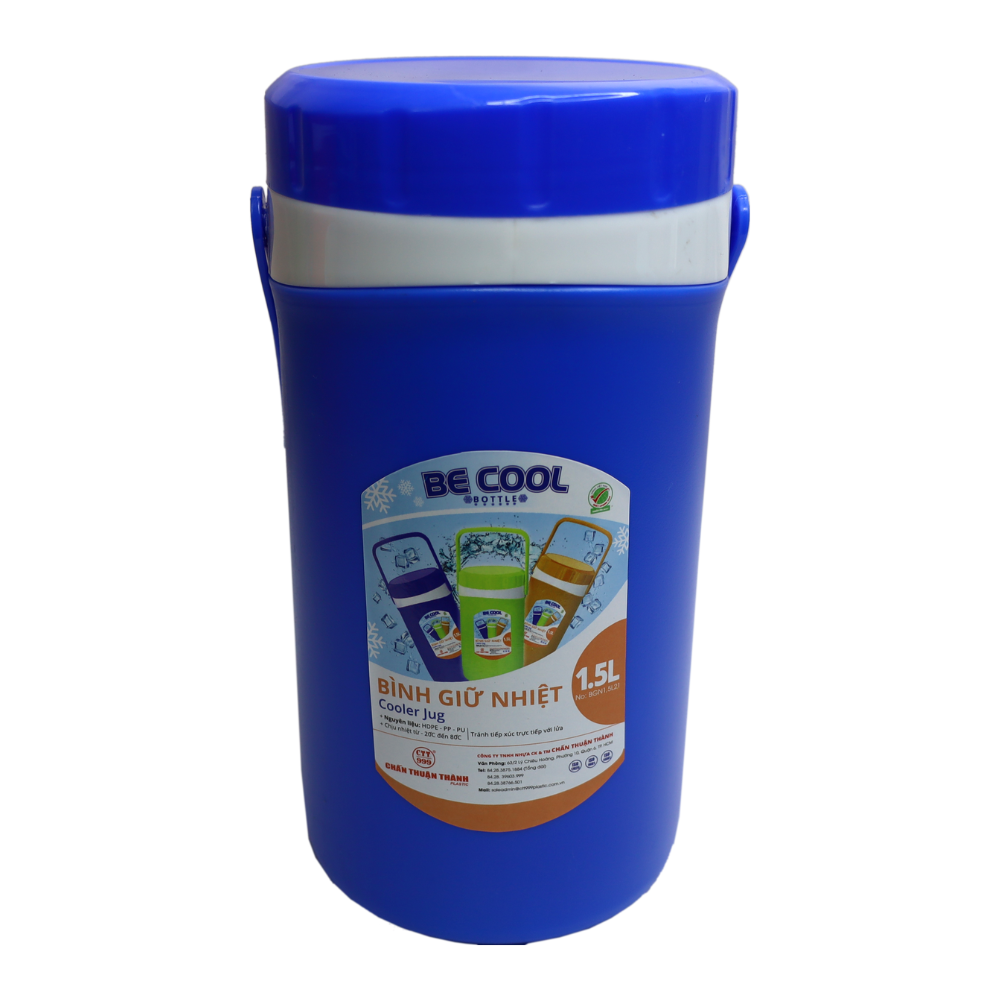 Bình giữ nhiệt Becool 1L CTT 999 Chấn Thuận Thành giữ nhiệt nóng lạnh (BGN1L22) giao hàng màu ngẫu nhiên