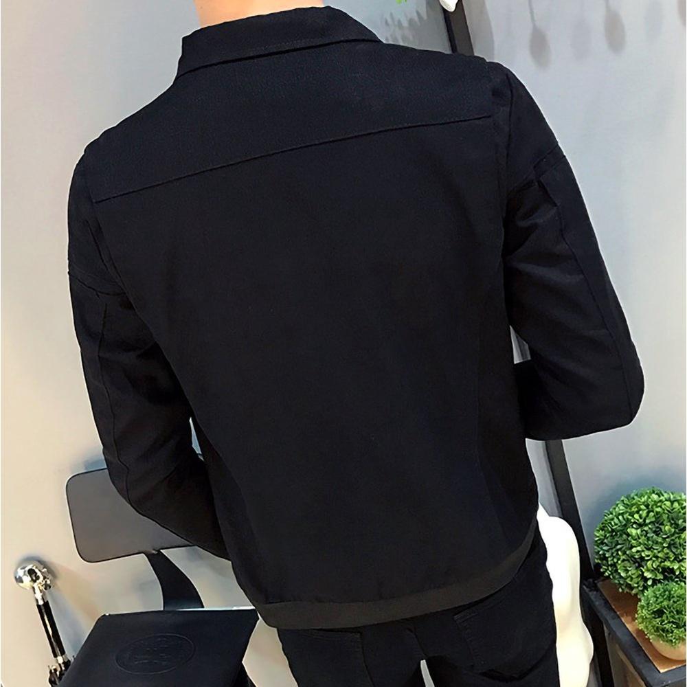 siêu phẩm áo khoác nam thiết kế phong cách sơ mi cực chất, phom áo ôm vừa phải tôn dáng dầy nam tính và năng động - H30