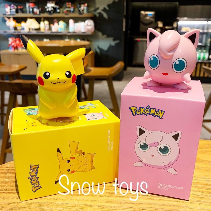 Mô Hình Pikachu Phim Hoạt Hình Pokemon, Thích Hợp Trang Trí, Decor, Bộ Sưu Tập, Làm Quà Tặng - Full Box