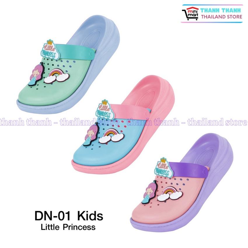 Dép Sục Thái Lan cho Bé - Hình Cô Gái Cầu Vồng - DN-01 KIDS Little Princess