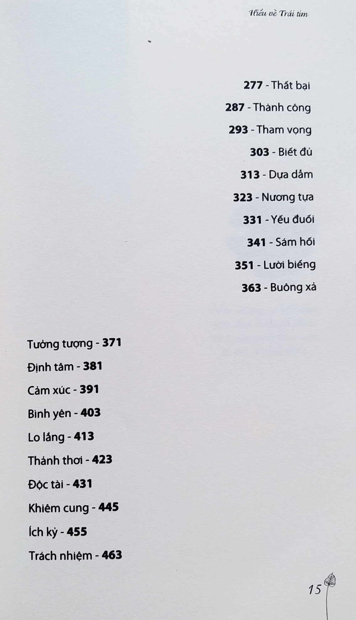Hiểu Về Trái Tim - Minh Niệm