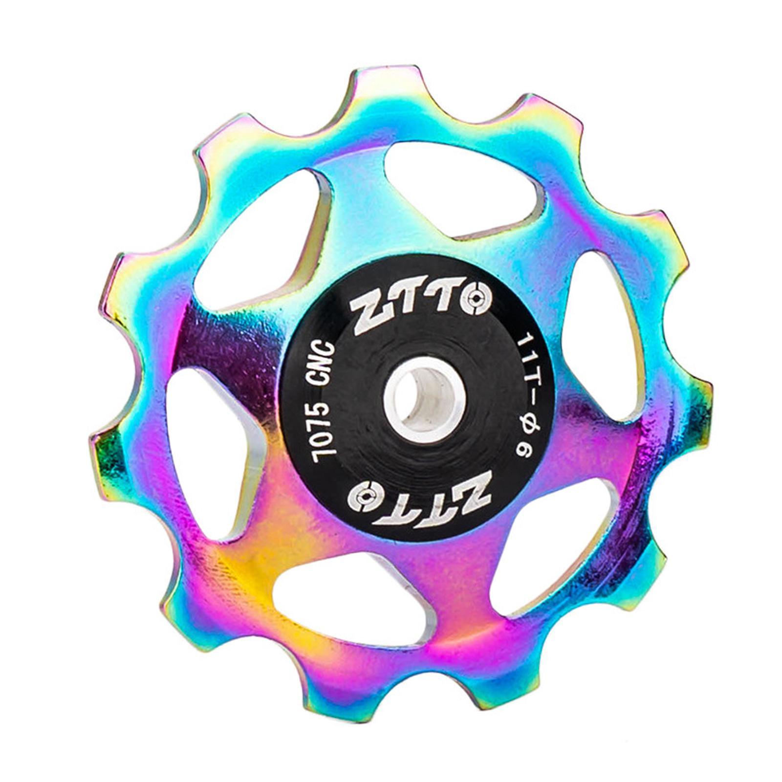 Bike Rear Derailleur Pulley Jockey Wheel Aluminum Alloy Ultralight Universal Bike Accessories Parts BMX Components Road Bike Pulleys Bearing