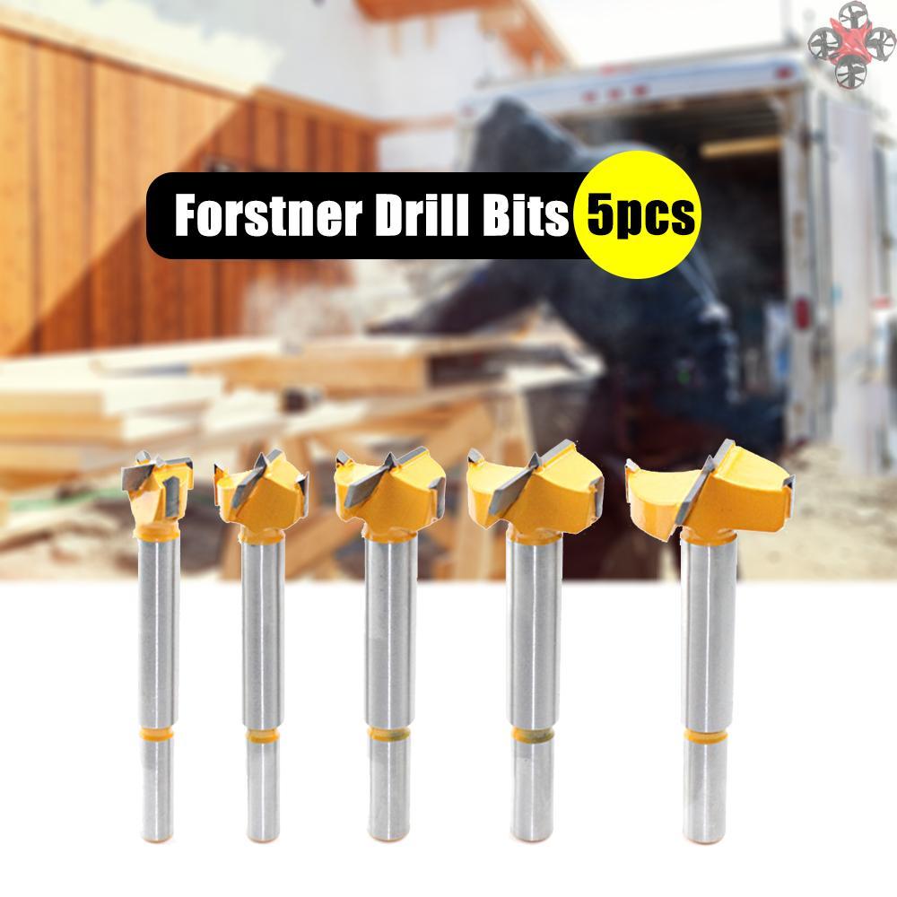 BITS BITS Set 5 Mũi Khoan Lỗ Bằng Thép Carbon