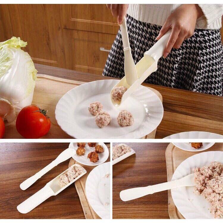 Dụng cụ viên thịt băm, dụng cụ chia thịt băm, chả cá viên tiện lợi