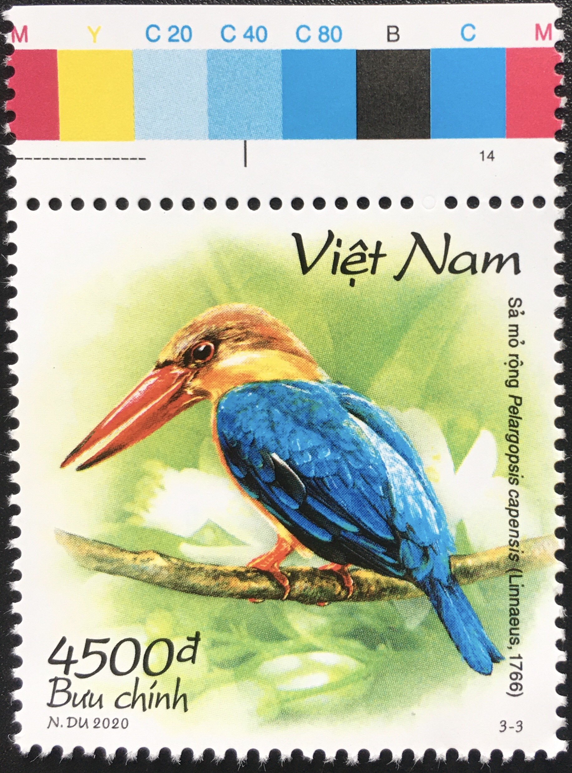 Bộ Tem Sưu Tầm Việt Nam 2020 Chủ Đề Chim - 3 Stamps