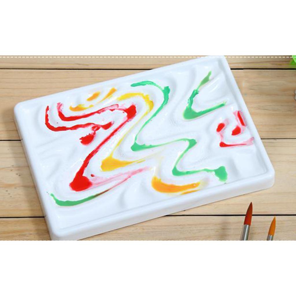 Plastic Paint Palette Paint Tray for Watercolor Acrylic Oil Painting