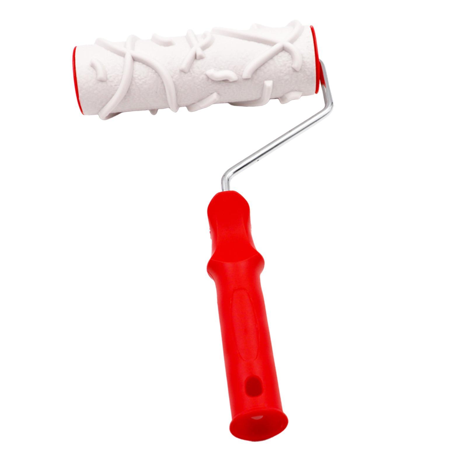 DIY Patterned Paint Roller, Por Decorative Wall Painting Tool Rubber Roller for Home Decor