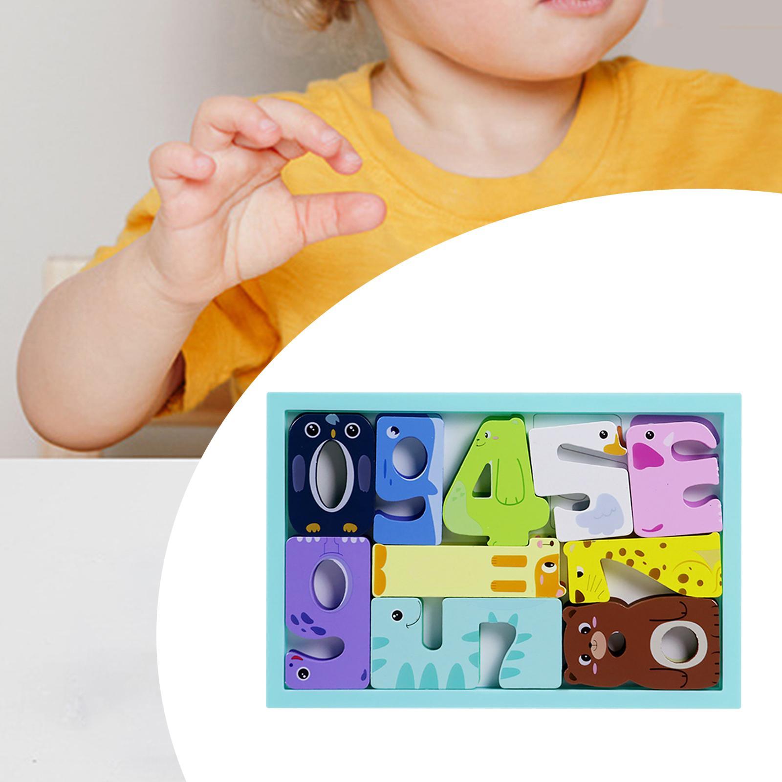 Puzzles Wooden Jigsaw Birthday Gifts Learning Sorting cartoon Baby
