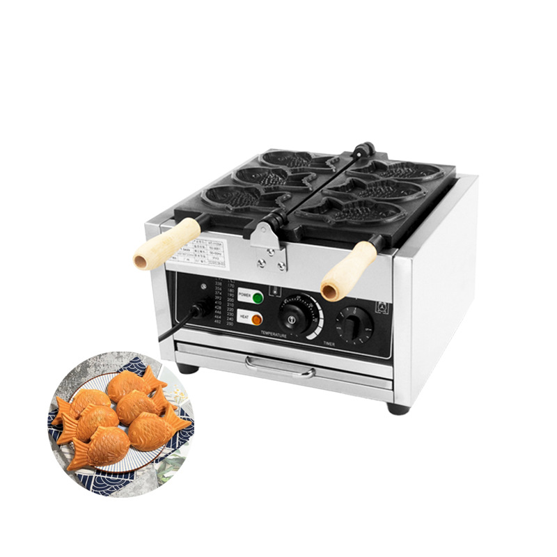 Máy 3 Con Cá To Nhật Bản Ice Cream Taiyaki Waffle Maker Electric 1500W 220V EU PLUG PVN4864