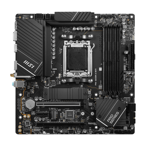 Bo mạch chủ Main MSI PRO B650M-A WIFI Socket AM5 - Hàng Chính Hãng