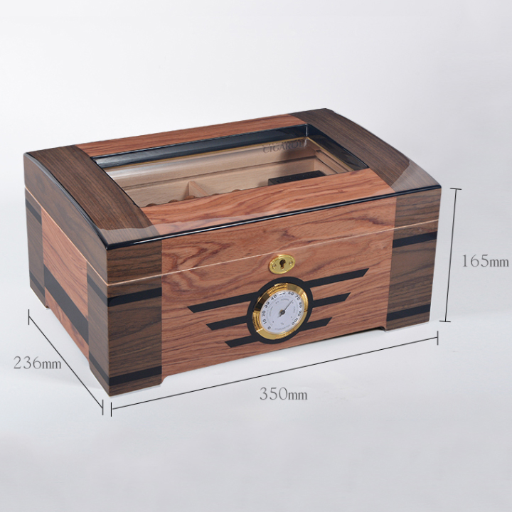 Hộp đựng Xì Gà Và Giữ Ẩm Mặt Kính, tủ cigar, Tủ Xì Gà DH-DGT2028