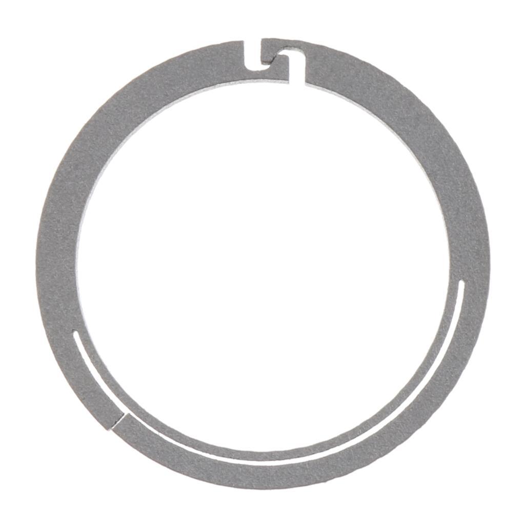2 Pieces Titanium Ring Buckle Round Snap Hook Keychain Carabiner Clip 18mm