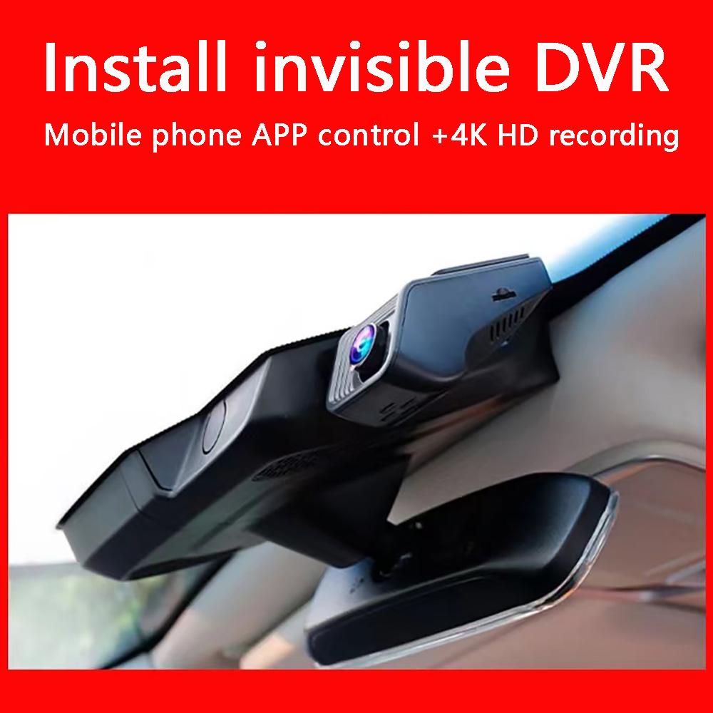 Universal Car DVR Dash Cam 4K Phía sau Camera hành trình tự động cho Camera ô tô Đầu ghi video 2160P Đảo ngược DVR WIFI Màn hình đỗ xe 24 giờ Tên màu: Ống kính đơn 1080P