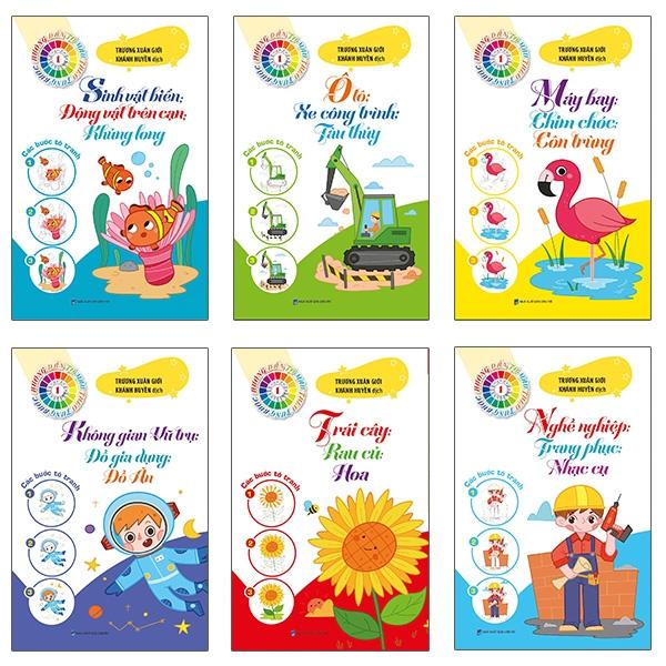 Bộ Sách Tô Màu Theo Từng Bước 1