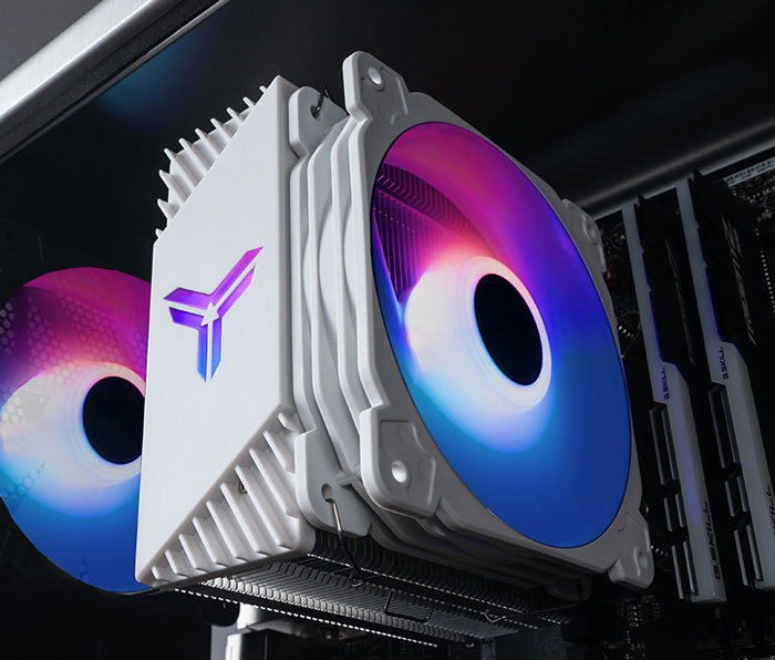 Tản nhiệt khí CPU RGB Jonsbo CR 1000 màu trắng - Hàng Chính hãng