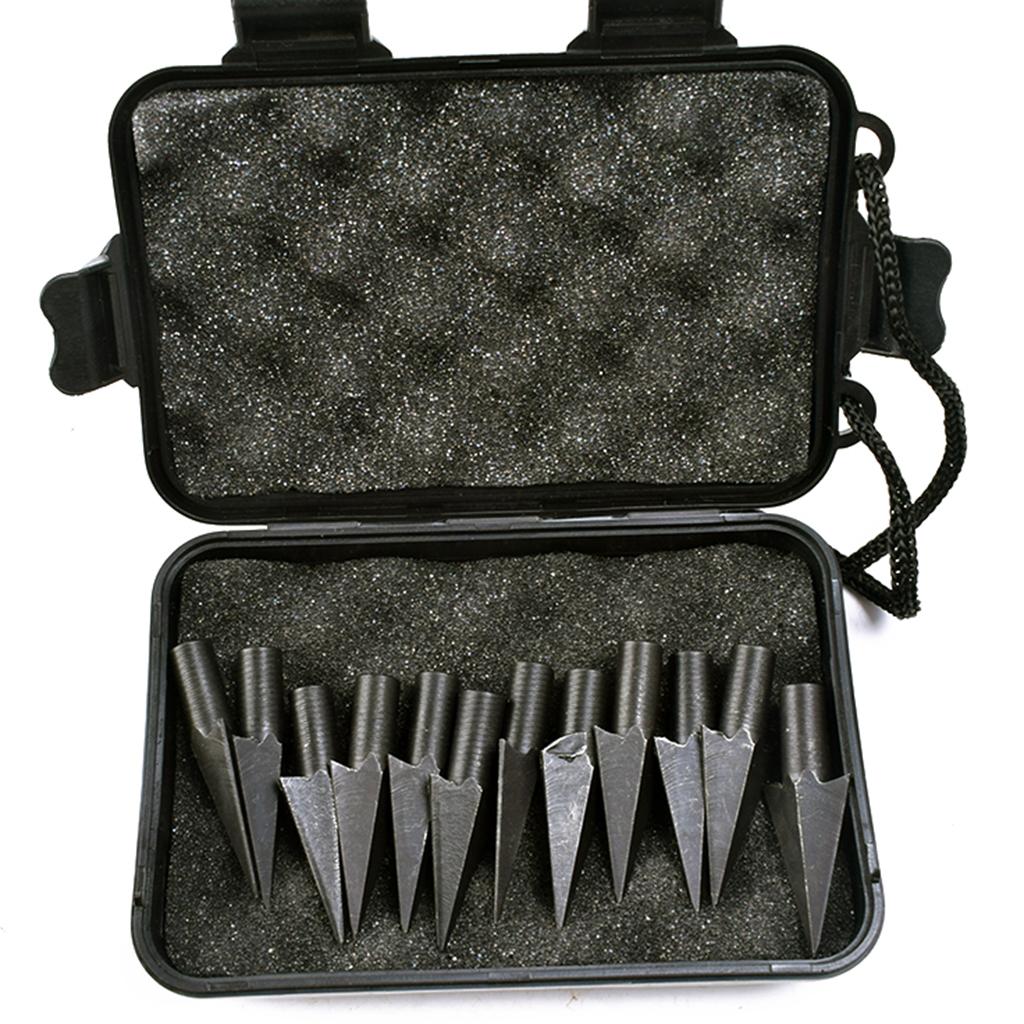 Portable Foam Padded Storage Box Case Container for Carrying Bow Hunting Archery Arrow Heads Tools Flashlights