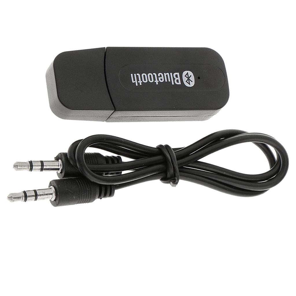 3.5mm Stereo Audio Music Speaker Receiver Adapter Dongle USB Bluetooth