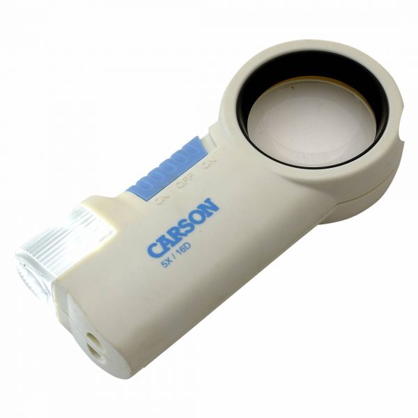 Kính lúp cầm tay có đèn Carson MagniFlash CP-16 (5x) - Hàng chính hãng