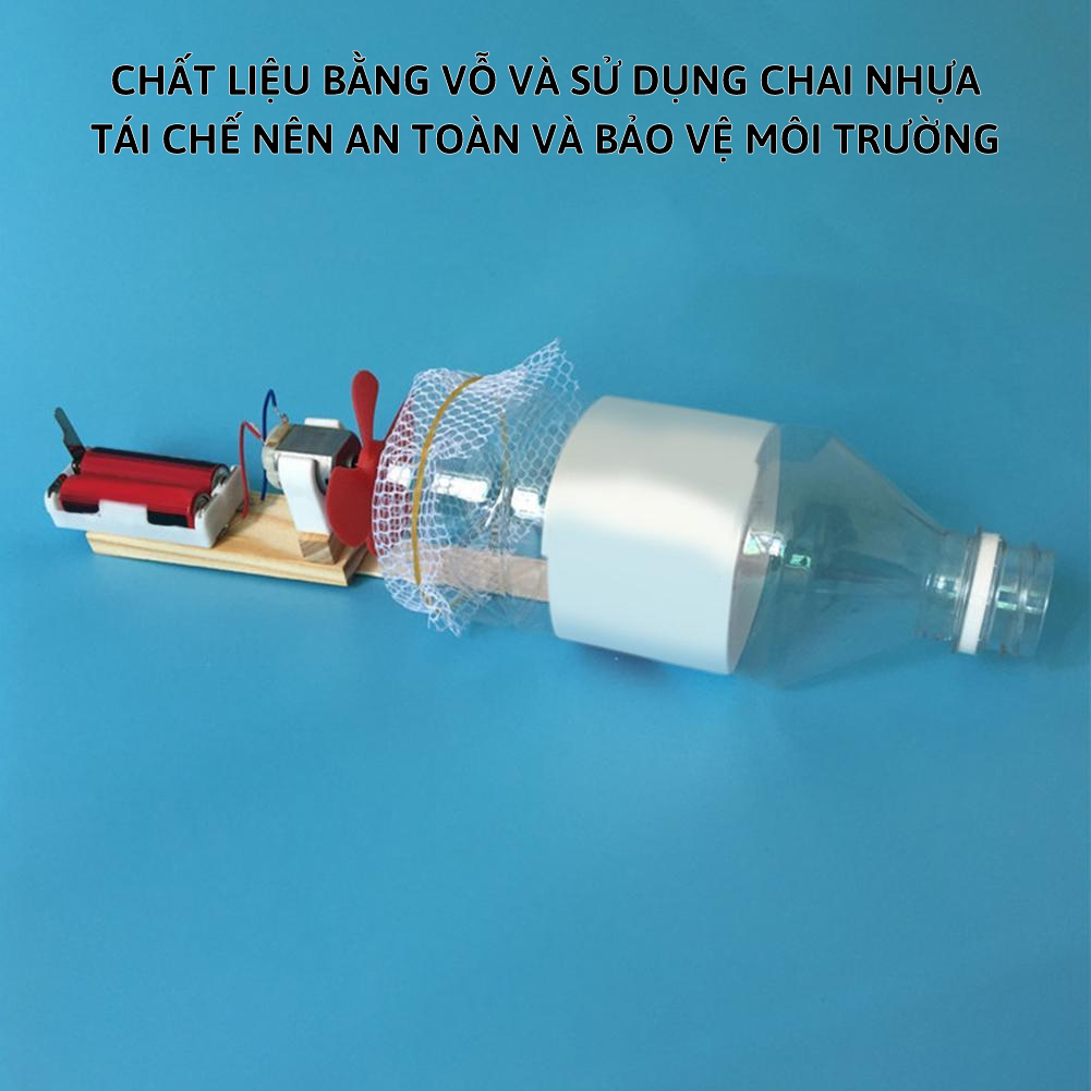 Đồ chơi khoa học tự làm máy hút bụi cầm tay bằng gỗ cho bé