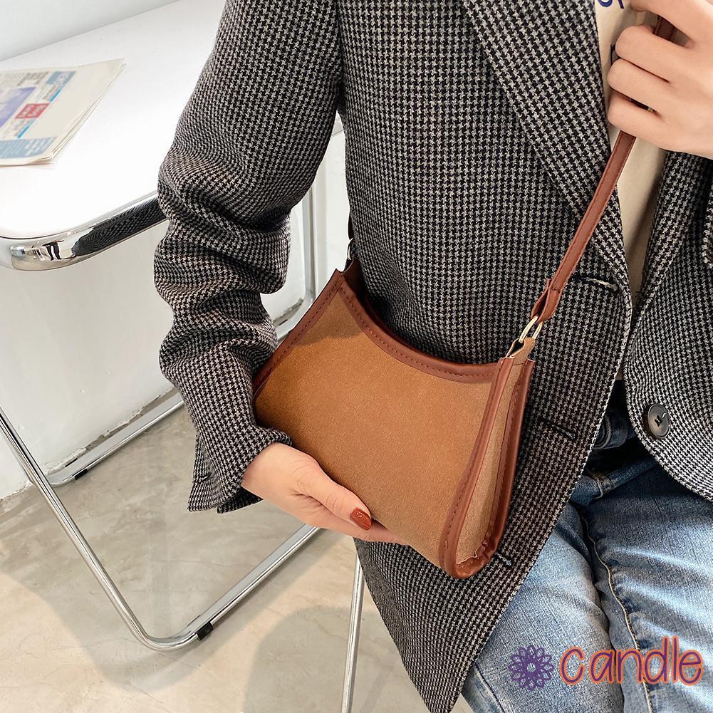 Túi Đeo Chéo Thời Trang Chất Liệu Da Pu Phong Cách Retro