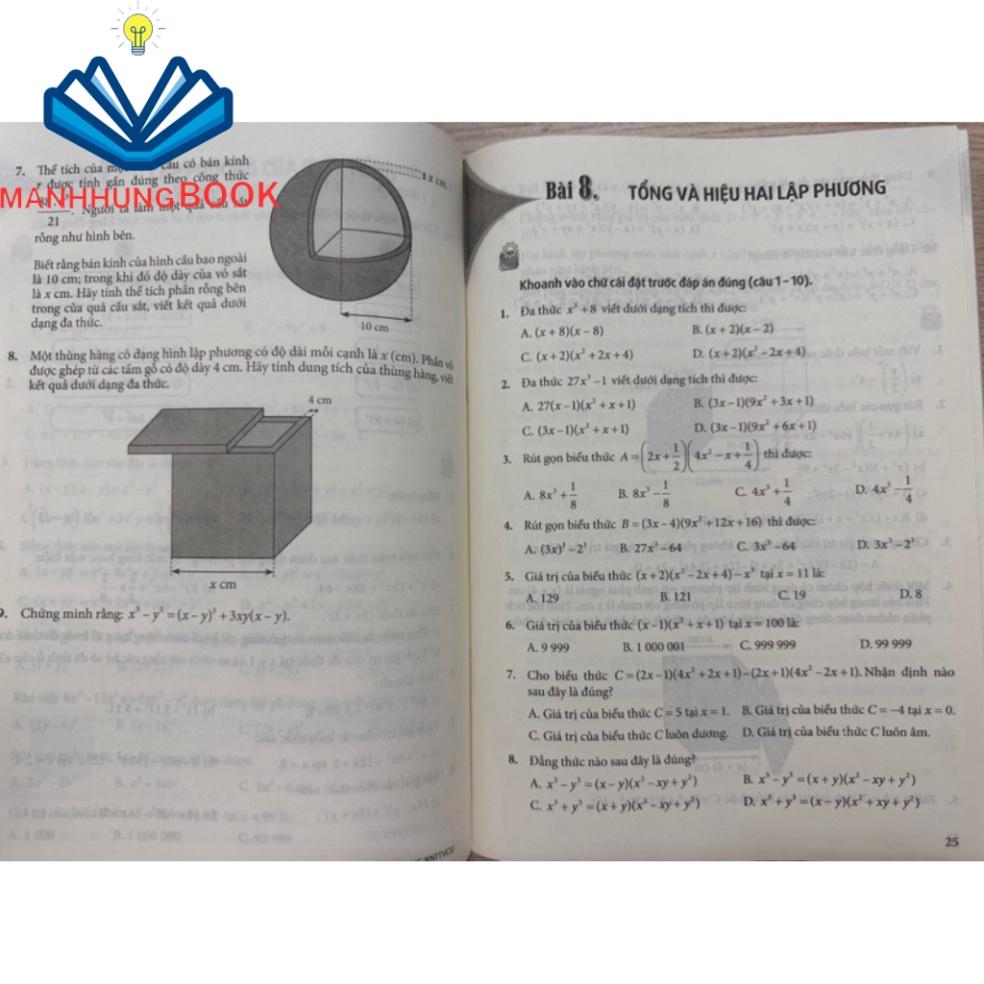 Sách - Bài tập Toán 8 cơ bản và nâng cao ( Tập 1 + Tập 2)